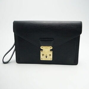 Louis Vuitton Shoulder Bag Epi Dragonne Noir Black